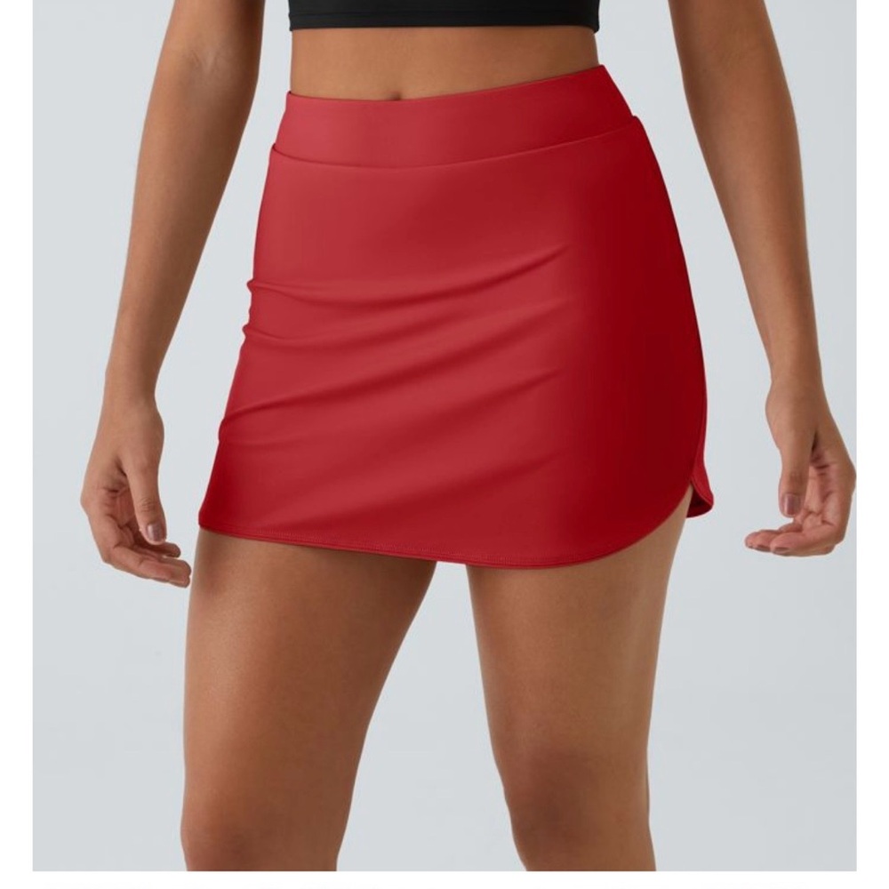HALARA Red Women's Active Mini Skort